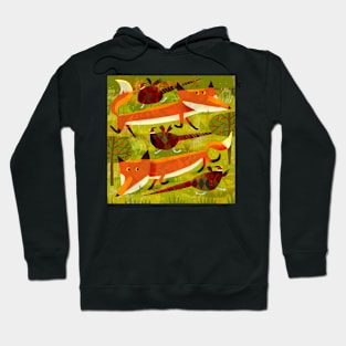 Fox and Pheasants Hoodie